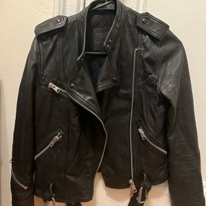 AllSaints Atkinson Biker Leather Jacket